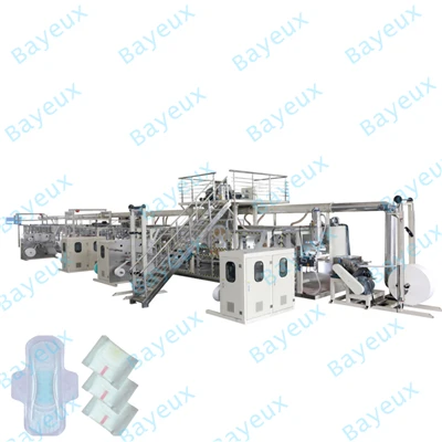 Sħiħ Servo Girl's Sanitarji Napkin Making Machine